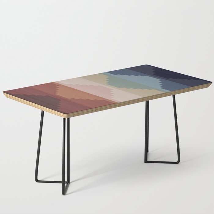 Geometric Aztec Pyramid Pattern Iii Coffee Table