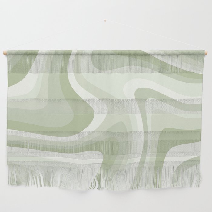 Abstract Wavy Stripes Lxxviii Wall Hanging