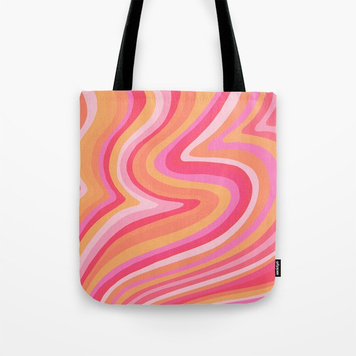 Sunshine Melt - Pink & Peach Palette Tote Bag