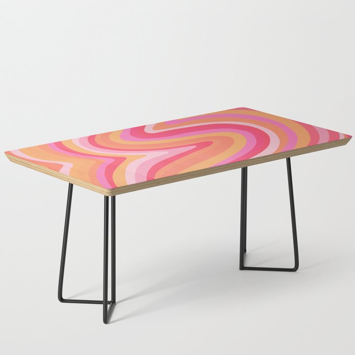 Sunshine Melt - Pink & Peach Palette Coffee Table