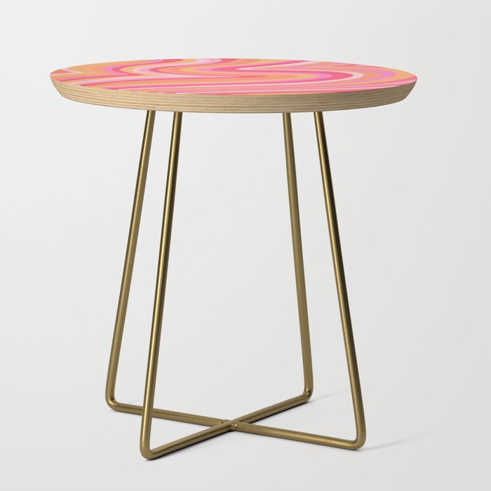 Sunshine Melt - Pink & Peach Palette Side Table