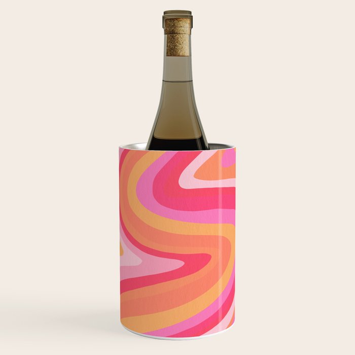 Sunshine Melt - Pink & Peach Palette Wine Chiller