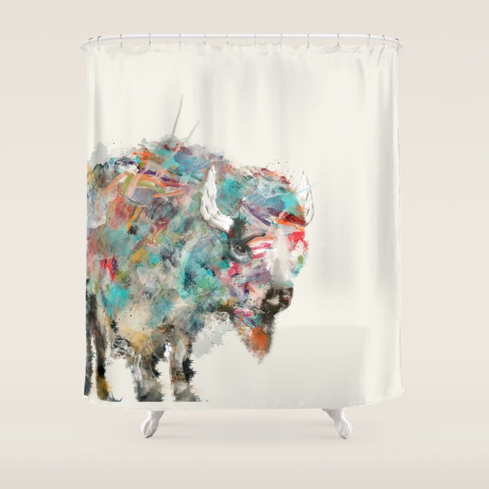 Into The Wild The Buffalo Shower Curtain