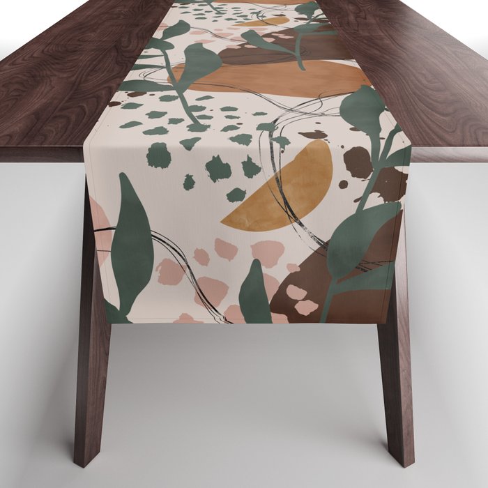 Abstract Nature Painting 89 Table Runner