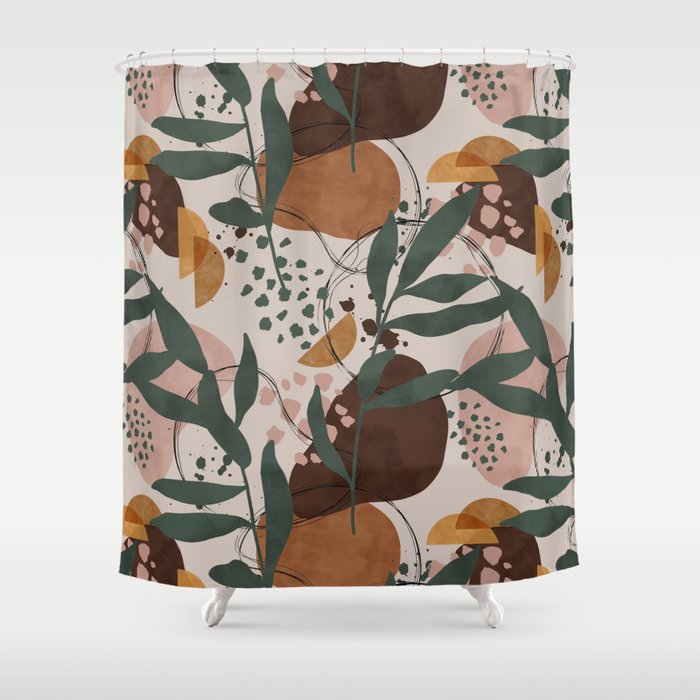 Abstract Nature Painting 89 Shower Curtain