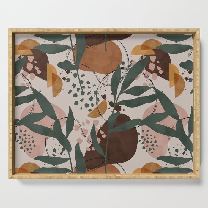 Abstract Nature Painting 89 Serving Tray