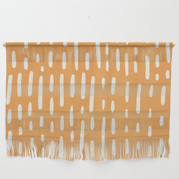Minimalist Series: Scandi Lines, Orange Wall Hanging