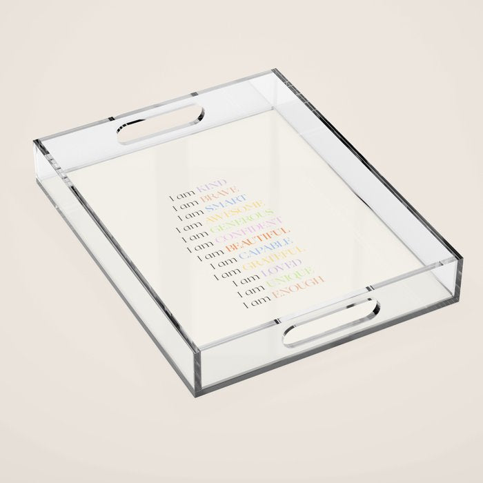 Affirmations | Daily Selflove Acrylic Tray
