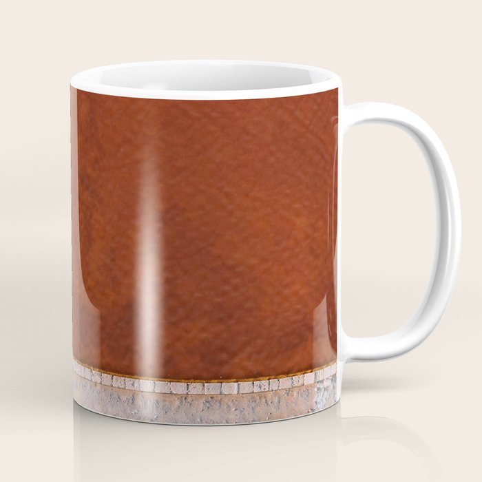 Pink And Red Salt Lake In Italy Coffee Mug