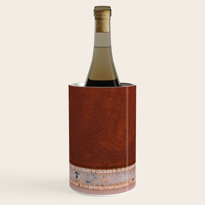 Pink And Red Salt Lake In Italy Wine Chiller