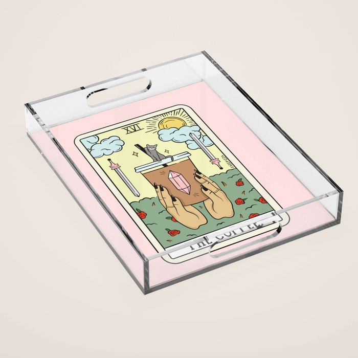 Coffee Reading Updated (Light) Acrylic Tray