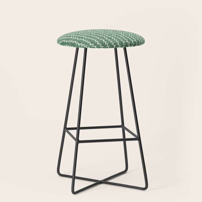 Green Retro Scandinavian - Mid Century Modern Stool