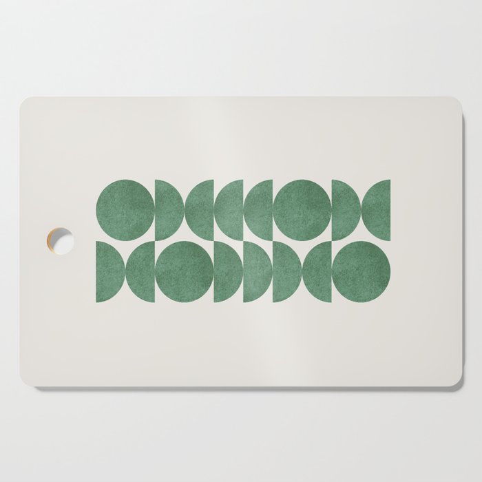 Green Retro Scandinavian - Mid Century Modern Cutting Board