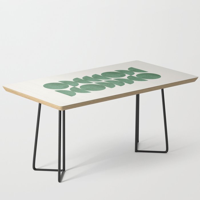 Green Retro Scandinavian - Mid Century Modern Coffee Table