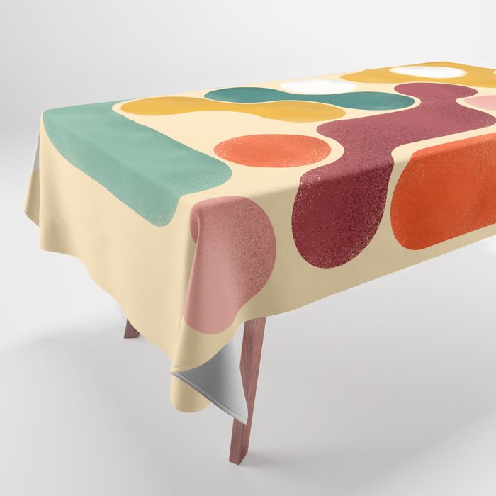 Color Pops - Mid Century Style  Tablecloth