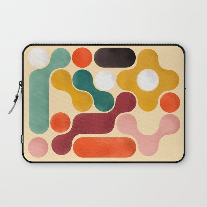Color Pops - Mid Century Style  Laptop Sleeve