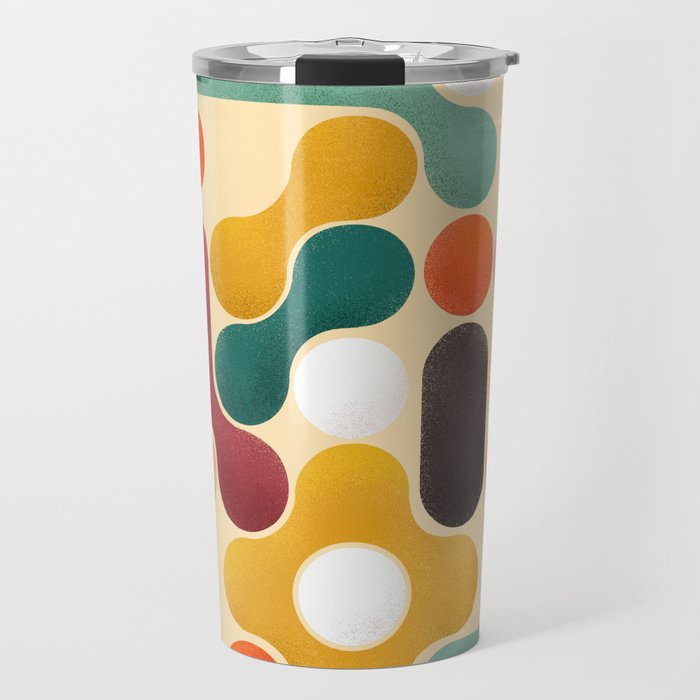 Color Pops - Mid Century Style  Travel Mug