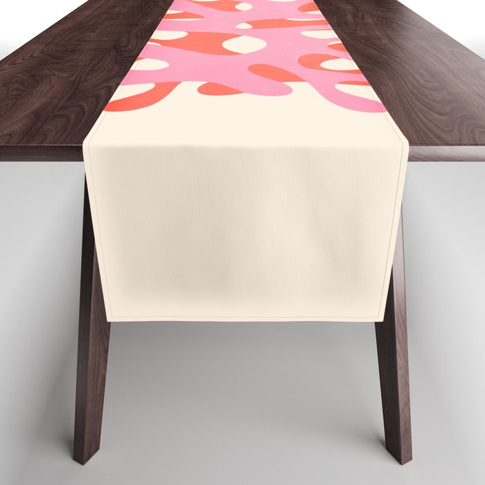 Sea Leaf: Matisse Collage Peach Edition Table Runner