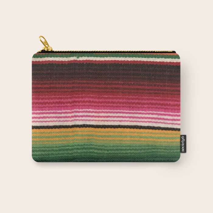 Beautiful Mexican Serape Carry All Pouch