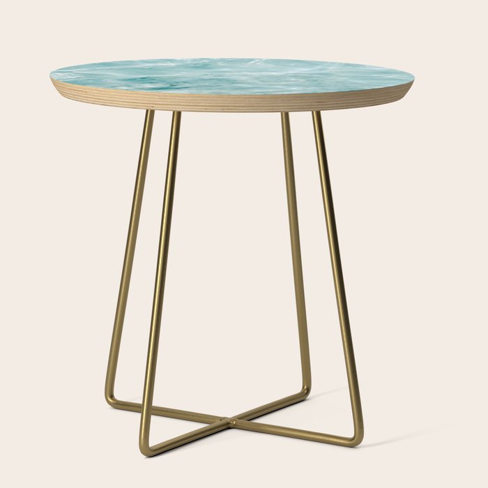 Clear Blue Water | Colorful Ocean Photography Print | Turquoise Sea Side Table