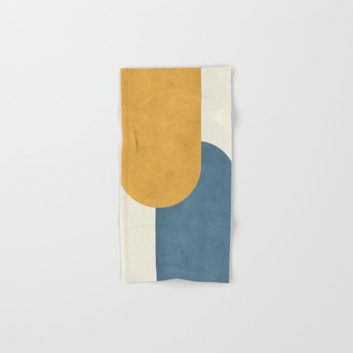Halfmoon Colorblock - Gold Blue Bath Towel