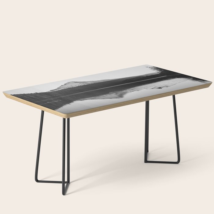 Wild Mountain Sunrise - Black And White Nature Photography Coffee Table