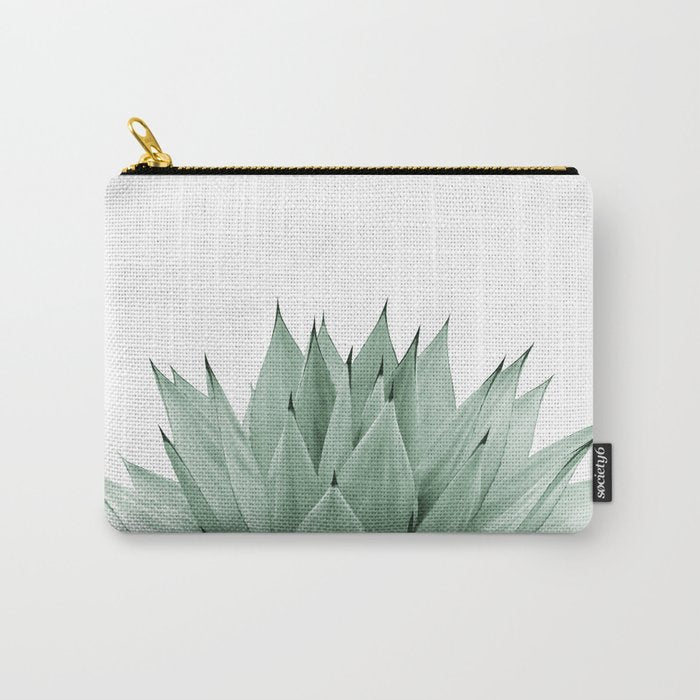 Agave Green Summer Vibes #1 #Tropical #Decor #Art #Homestorie Carry All Pouch