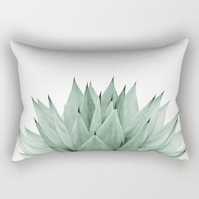 Agave Green Summer Vibes #1 #Tropical #Decor #Art #Homestorie Rectangular Pillow