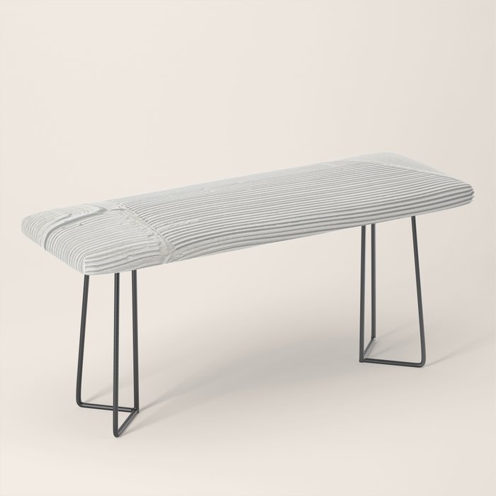 Relief [2]: An Abstract, Textured Piece In White By Alyssa Hamilton Art Bench