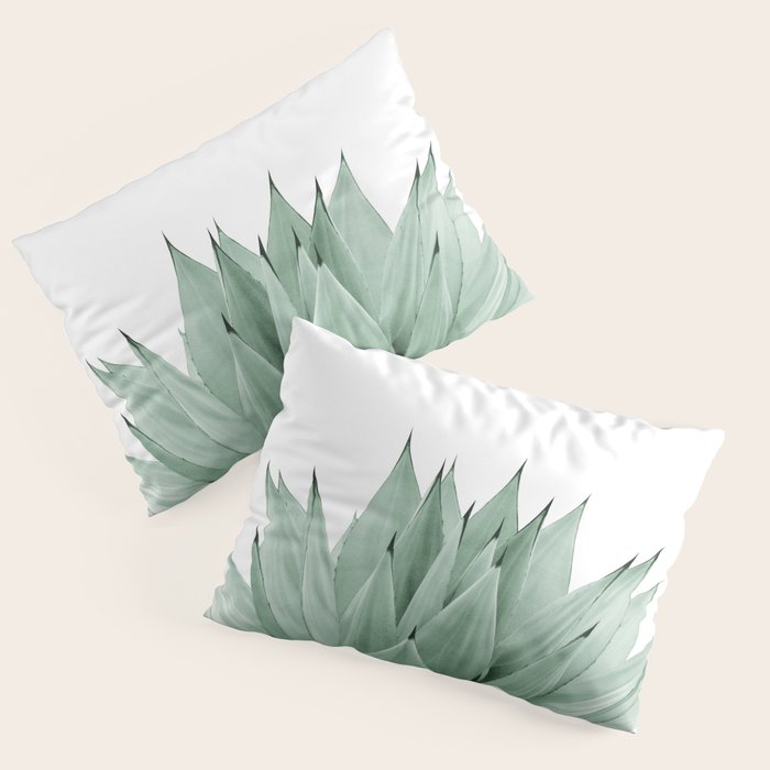 Agave Green Summer Vibes #1 #Tropical #Decor #Art #Homestorie Pillow Sham
