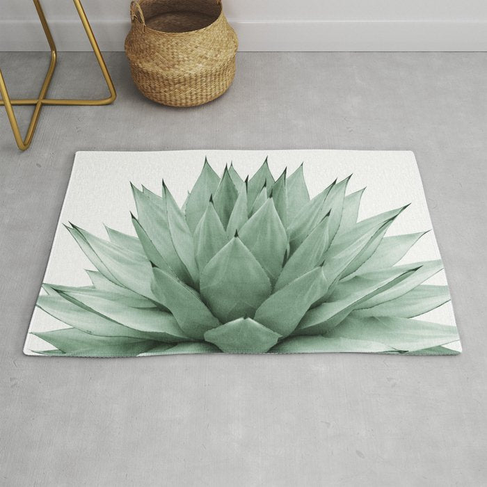 Agave Green Summer Vibes #1 #Tropical #Decor #Art #Homestorie Rug