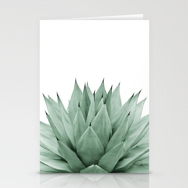 Agave Green Summer Vibes #1 #Tropical #Decor #Art #Homestorie Stationery Card