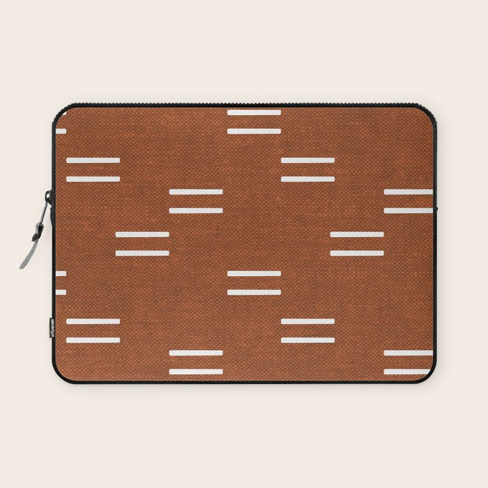 Double Dash - Burnt Orange Laptop Sleeve