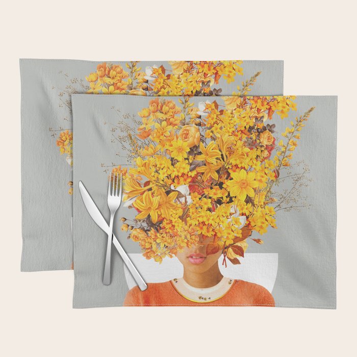 I Saw You Flower In The Reflection Of My Soul Placemat