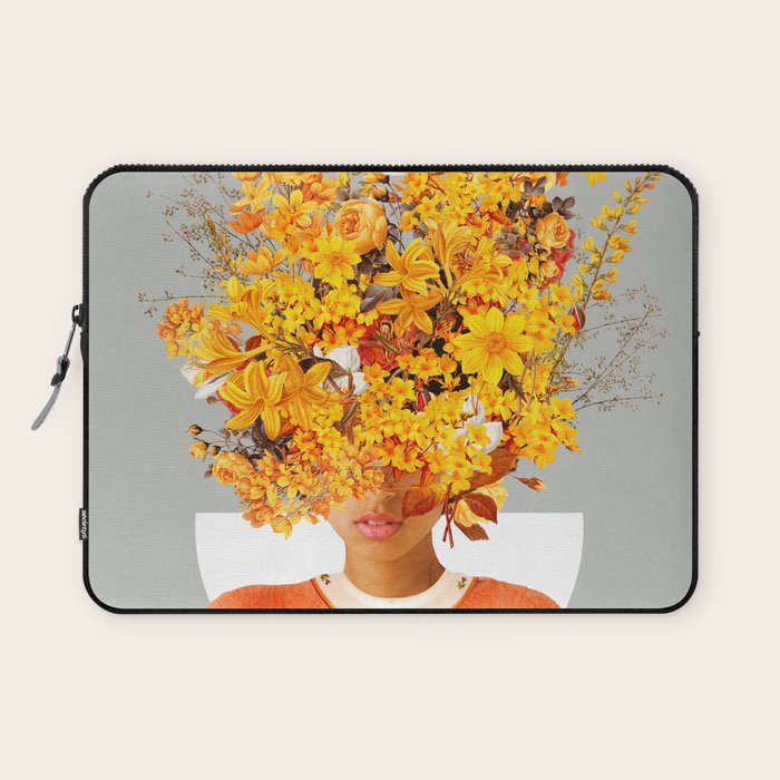 I Saw You Flower In The Reflection Of My Soul Laptop Sleeve