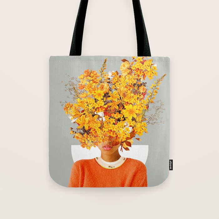 I Saw You Flower In The Reflection Of My Soul Tote Bag