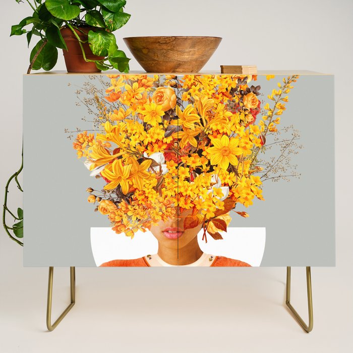 I Saw You Flower In The Reflection Of My Soul Credenza