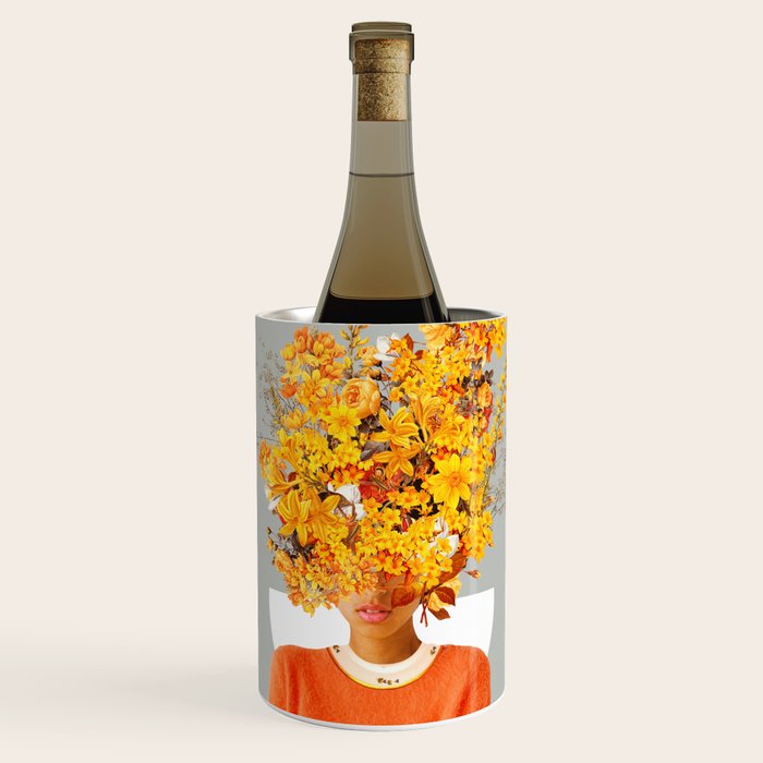 I Saw You Flower In The Reflection Of My Soul Wine Chiller