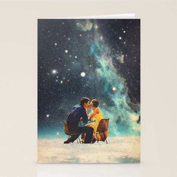 I'Ll Take You To The Stars For A Second Date Stationery Card
