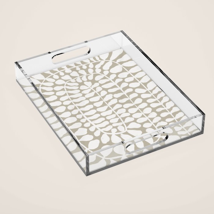 One Hundred-Leaved Plant #3 Acrylic Tray