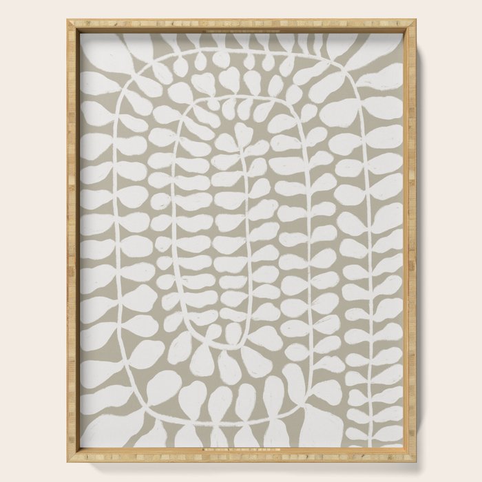 One Hundred-Leaved Plant #3 Serving Tray