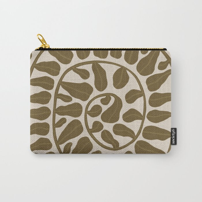 One Hundred-Leaved Plant #6 Carry All Pouch