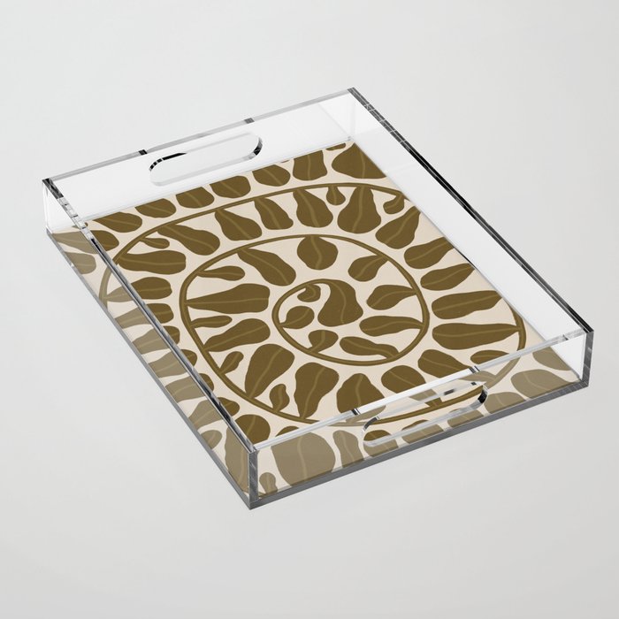 One Hundred-Leaved Plant #6 Acrylic Tray
