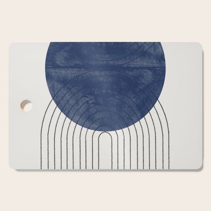 Mid Century Modern Blue Perfect Balance Cutting Board