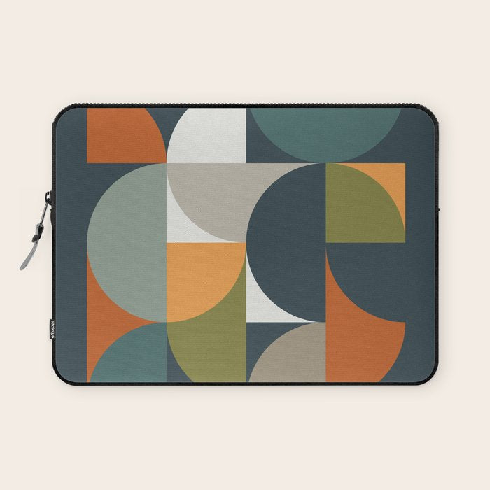 Mid Century Geometric 12/2 Laptop Sleeve