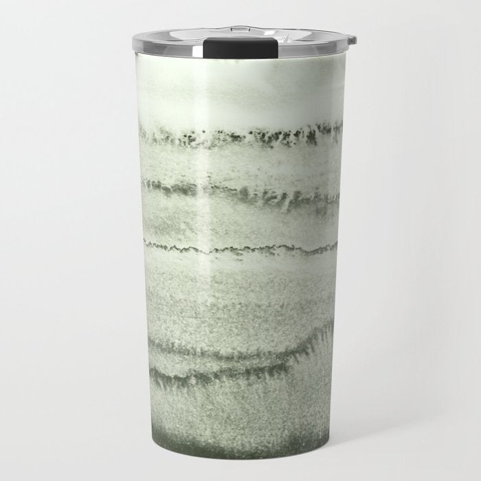 Within The Tides - Sage Green By Ms  Travel Mug