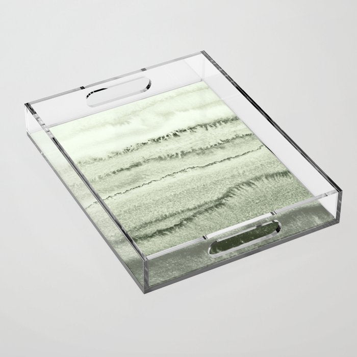 Within The Tides - Sage Green By Ms  Acrylic Tray