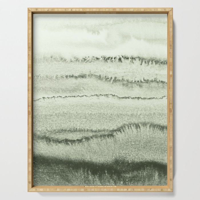 Within The Tides - Sage Green By Ms  Serving Tray