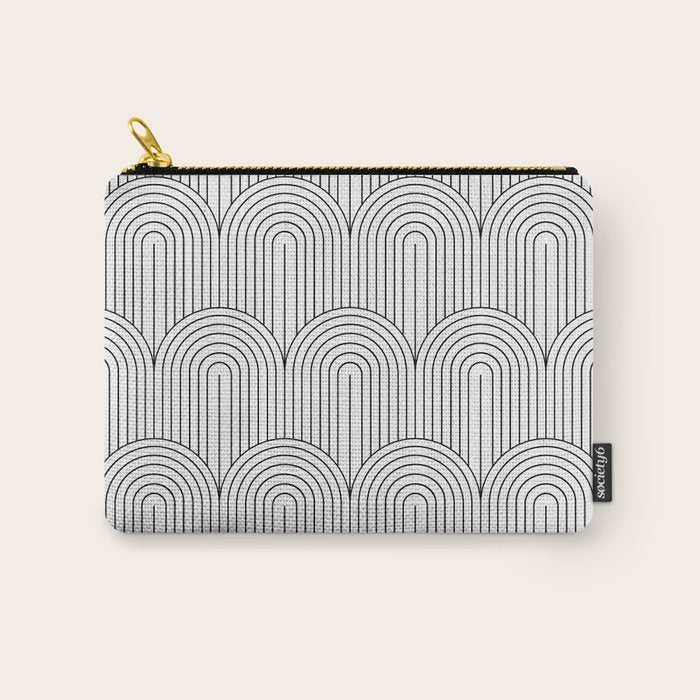 Art Deco Arch Pattern Ix Carry All Pouch