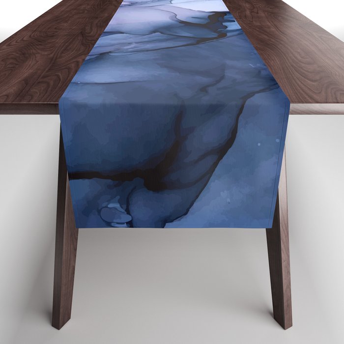 Captivating 1 - Alcohol Ink Painting Table Runner